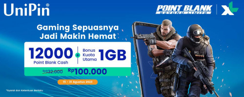 Gaming Sepuasnya Jadi Makin Hemat – Beli 12000 PB Cash di myXL dan Dapatkan Bonus Kuota 1GB!